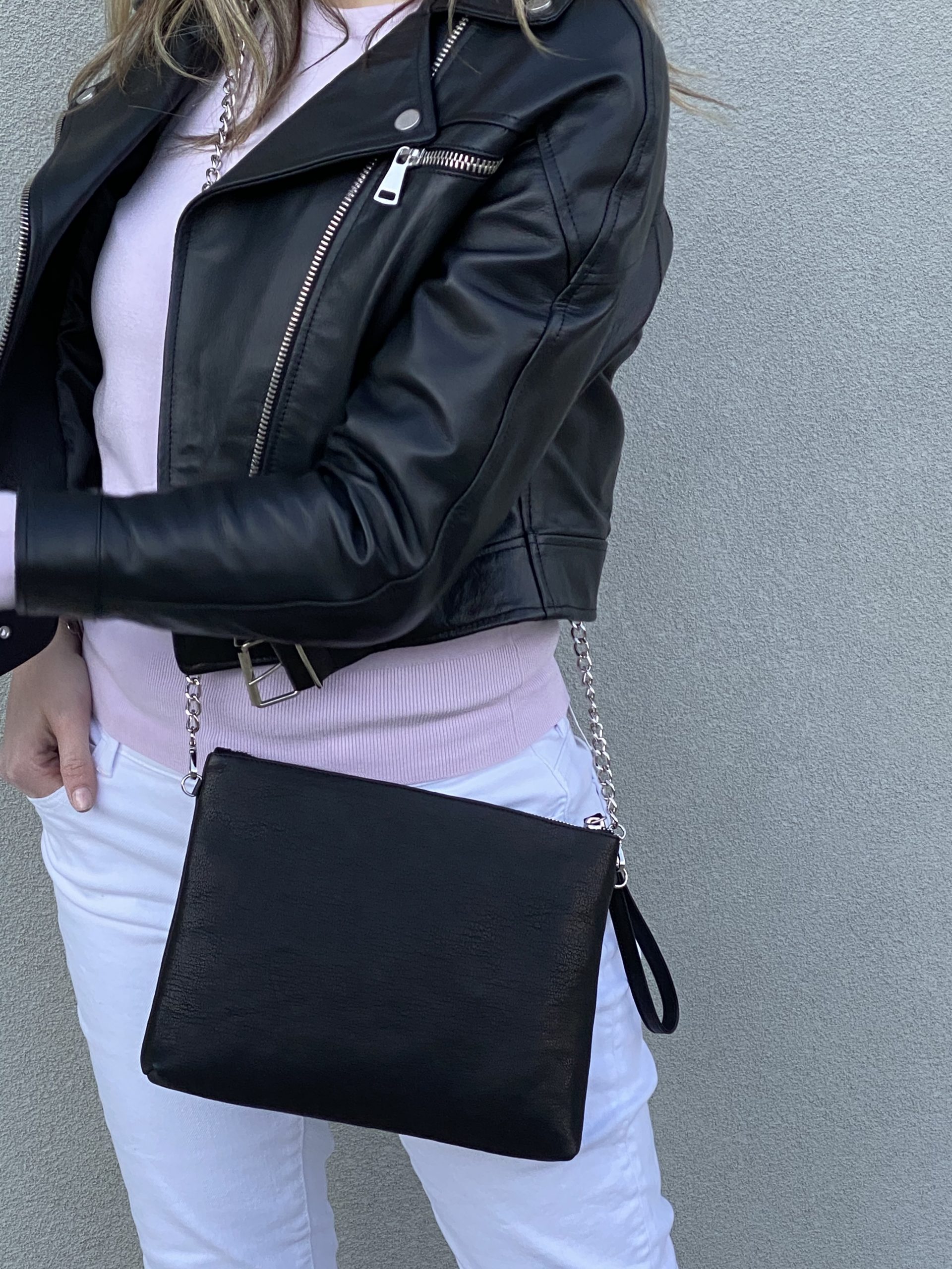 Borsa in pelle Mirtilla - Carlille