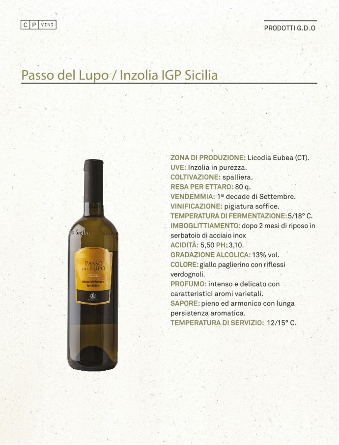 Passo del Lupo_Inzolia IGP Sicilia